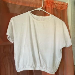 Cute White Crop Top